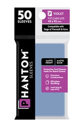 Boardgame Sleeves Phantom: Violet Size (49mm x 93mm) (50)