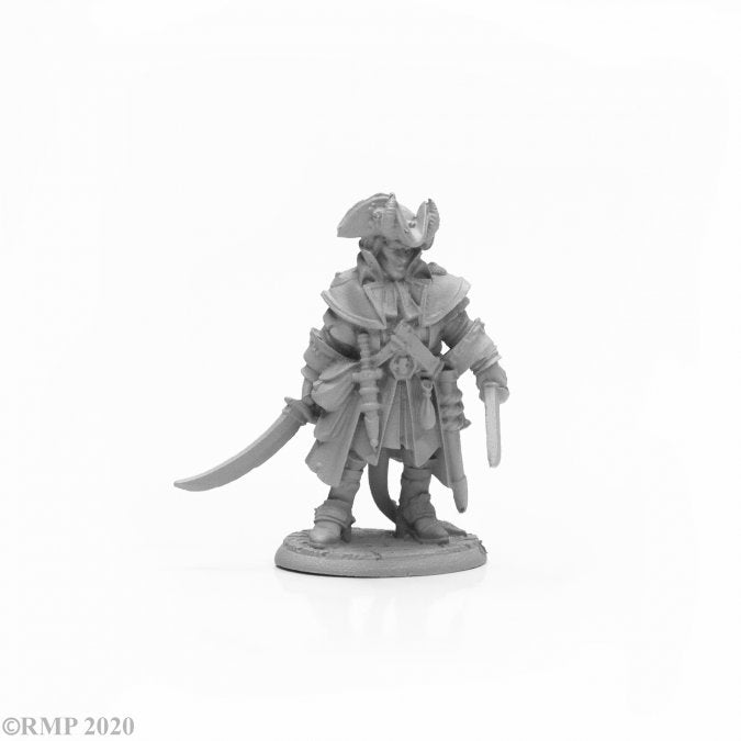 Mini Reaper: ReaperCon 2020 Wicked Hand: Vax Kreel, Hellborn Pirate
