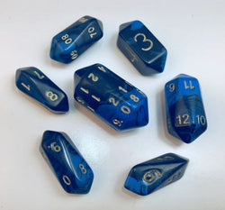 Dice Crystal Caste: Poly 10 set Hybrid Oblivion