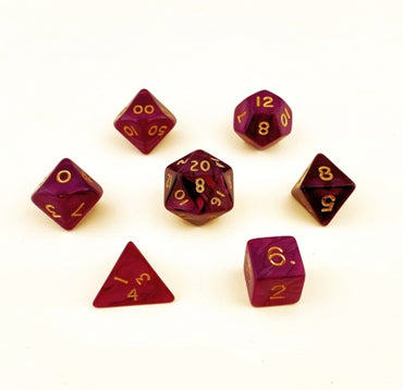 Dice Crystal Caste: 12mm Six-sided 27 set Pearl