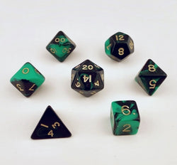 Dice Crystal Caste: Poly 7 set Oblivion