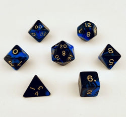 Dice Crystal Caste: Poly 7 set Oblivion