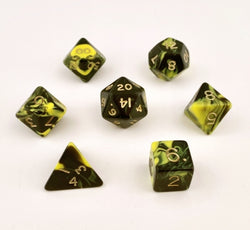 Dice Crystal Caste: Poly 7 set Oblivion