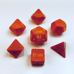 Dice Crystal Caste: Poly 7 set D'oh! Opaque