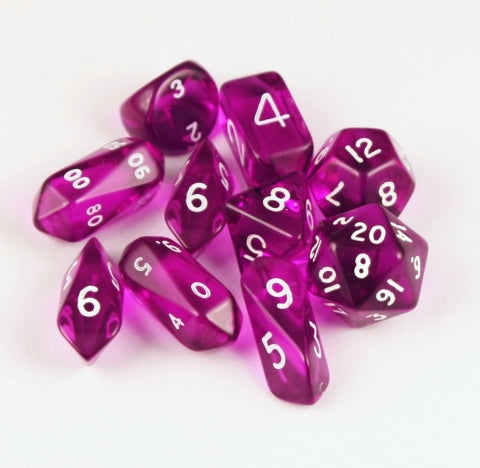 Dice Crystal Caste: Single Translucent Die