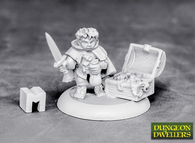 Mini Reaper Dungeon Denizens: Stitch Thimbletoe Halfling Thief