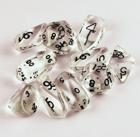 Dice Crystal Caste: Single Translucent Die