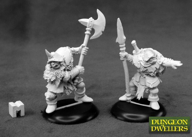Mini Reaper Dungeon Denizens: Dungeon Dweller Orc Warriors