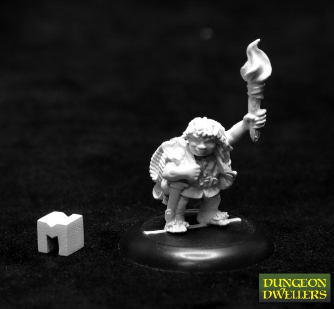 Mini Reaper Dungeon Denizens: Gus Greenweevil Halfling