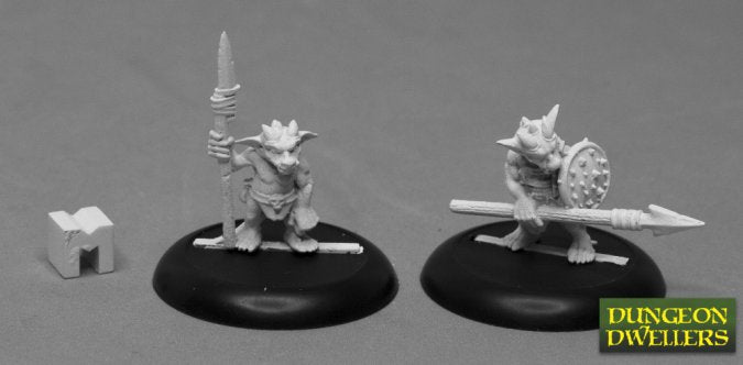 Mini Reaper Dungeon Denizens: Kobold Spearmen (2)