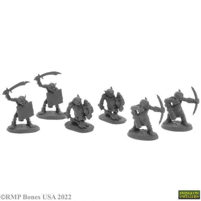 Mini Reaper Dungeon Dwellers: Goblin Skirmishers (6)