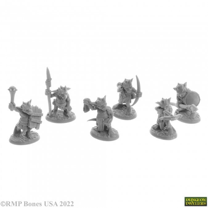 Mini Reaper Dungeon Denizens: Ratpelt Kobold Warriors (6)