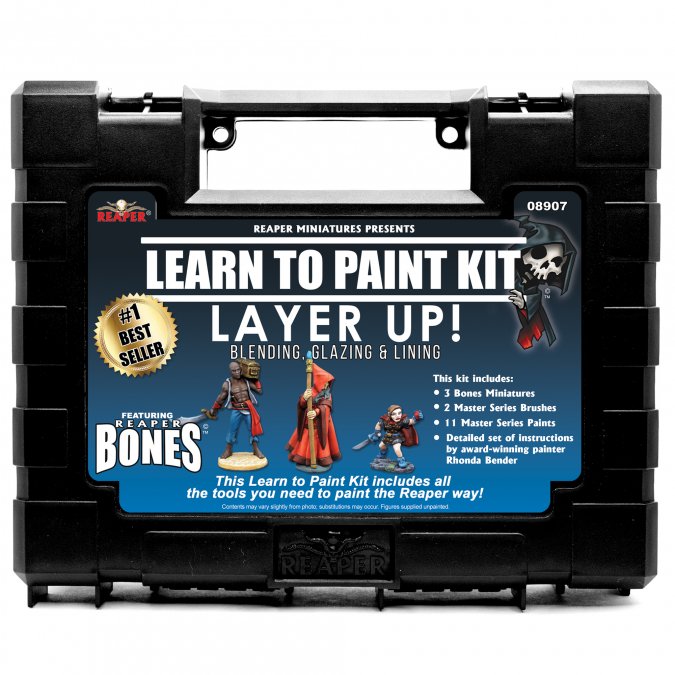 Paint Reaper Learn To Paint Kit: Layer Up! Bundle Deal (1 Base Kit and 1 Expansion Kit)