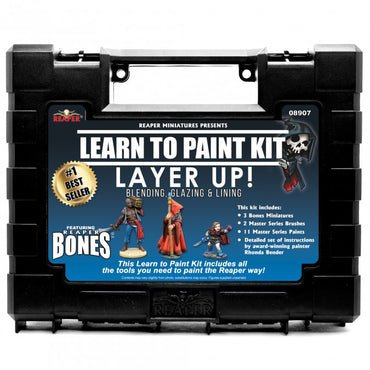 Paint Reaper Learn To Paint Kit: Layer Up! Bundle Deal (1 Base Kit and 1 Expansion Kit)