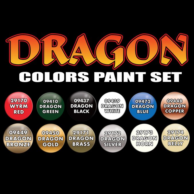 Paint Reaper Learn To Paint: Dragon Colors