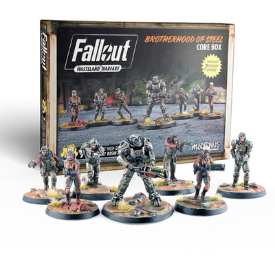 Fallout Wasteland Warfare Brotherhood of Steel:  Faction Box