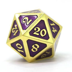 Dice DieHard Dice: Dire D20 Mythica Gold