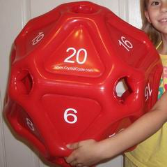 Dice Crystal Caste: D20 Inflatable
