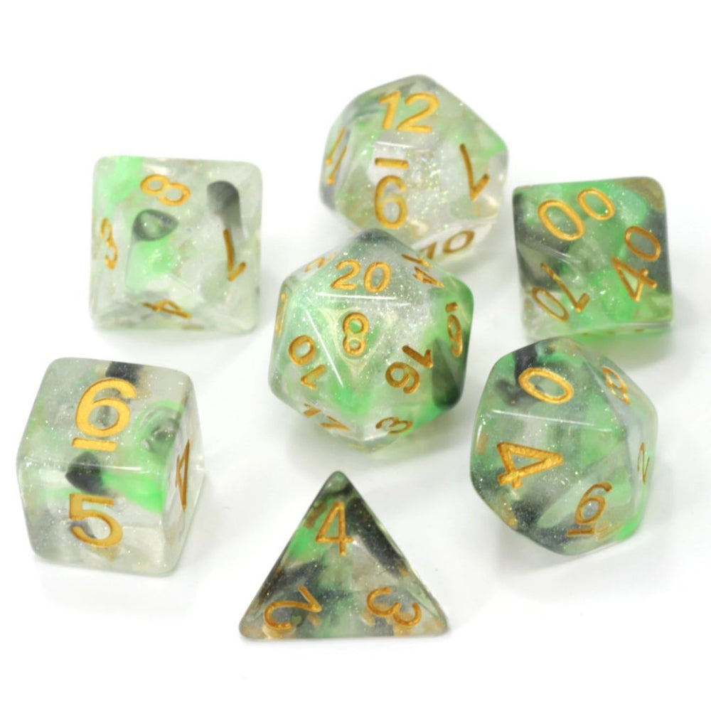 Dice DieHard Dice: Poly 7 Set Acrylic Luminous