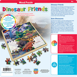 Puzzle Masterpieces:   48 piece Wood Dinosaur Friends