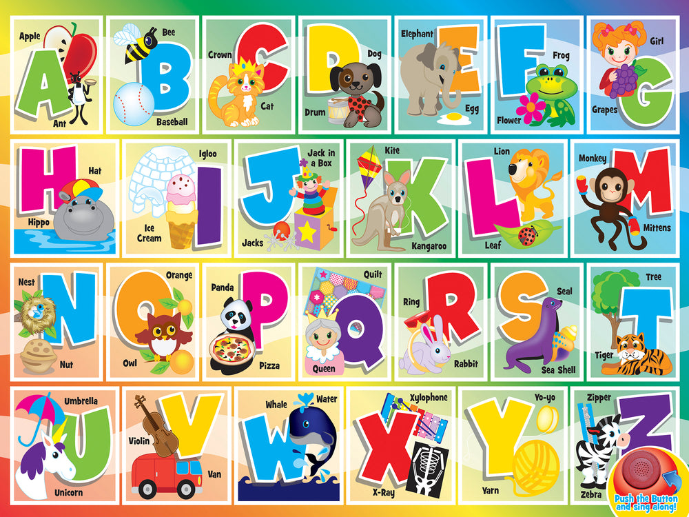 Puzzle Masterpieces:   24 piece Sing-A-Long Alphabet Song