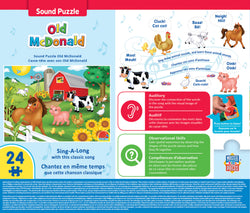 Puzzle Masterpieces:   24 piece Sing-A-Long Old McDonald