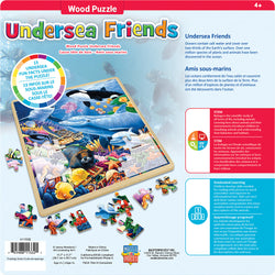 Puzzle Masterpieces:   48 piece Wood Undersea Friends