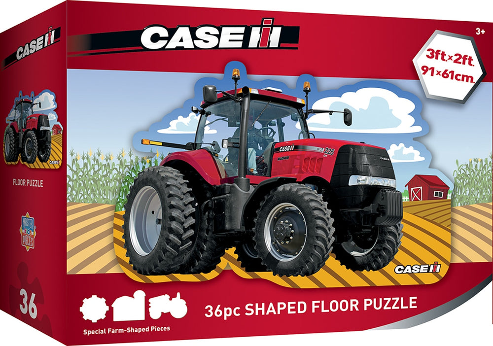 Puzzle Masterpieces:   36 Piece Shaped Floor Farmall Case IH