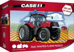 Puzzle Masterpieces:   36 Piece Shaped Floor Farmall Case IH