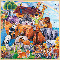 Puzzle Masterpieces:   48 Piece Wood Fun Facts - Noah’s Ark