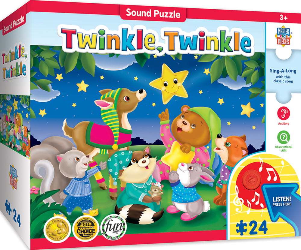 Puzzle Masterpieces:   24 Piece Sound Sing-A-Long - Twinkle Twinkle