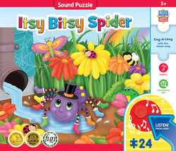 Puzzle Masterpieces:   24 Piece Sound Sing-A-Long - Itsy Bitsy Spider