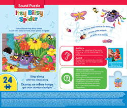 Puzzle Masterpieces:   24 Piece Sound Sing-A-Long - Itsy Bitsy Spider