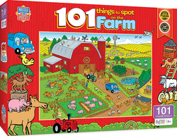 Puzzle Masterpieces:   101 Piece 101 Things to Spot - On the Farm
