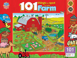 Puzzle Masterpieces:   101 Piece 101 Things to Spot - On the Farm