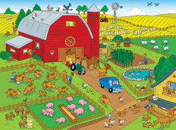 Puzzle Masterpieces:   101 Piece 101 Things to Spot - On the Farm