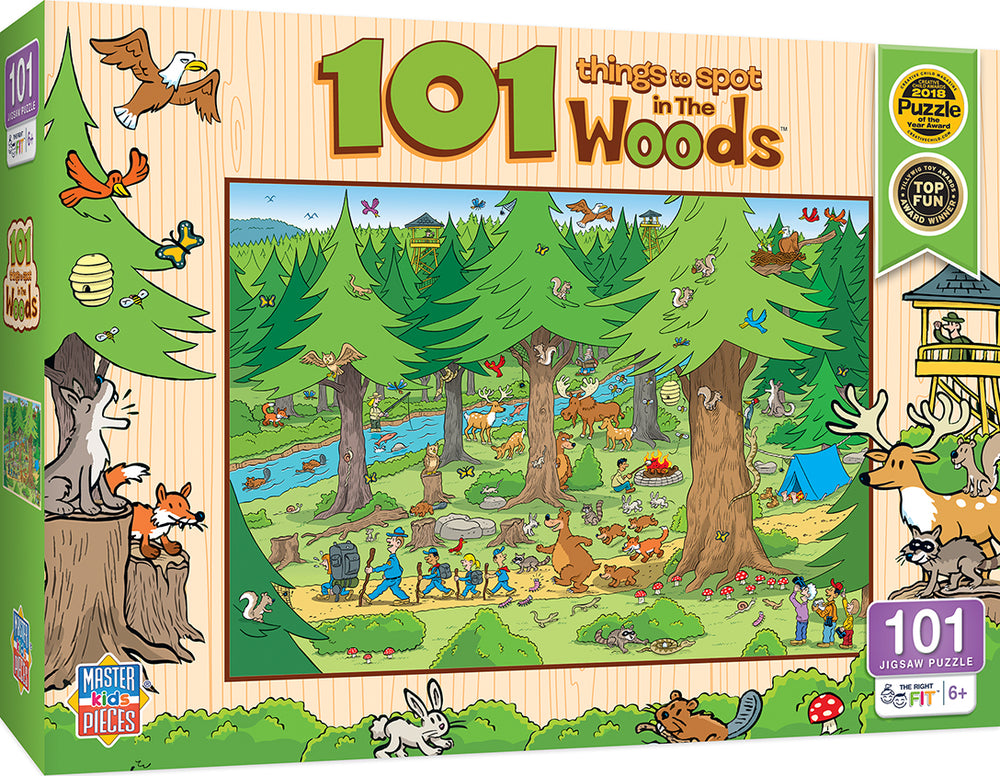 Puzzle Masterpieces:  101 Piece 101 Things to Spot - In the Woods