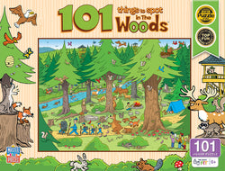 Puzzle Masterpieces:  101 Piece 101 Things to Spot - In the Woods