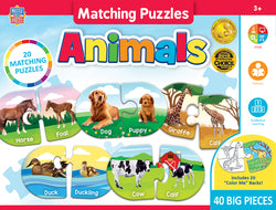 Puzzle Masterpieces: Educational - Animals Matching Puzzle
