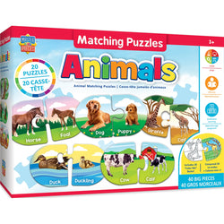 Puzzle Masterpieces: Educational - Animals Matching Puzzle