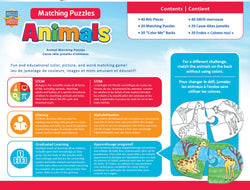 Puzzle Masterpieces: Educational - Animals Matching Puzzle