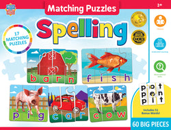 Puzzle Masterpieces: Educational - Spelling Matching Puzzle