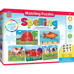 Puzzle Masterpieces: Educational - Spelling Matching Puzzle