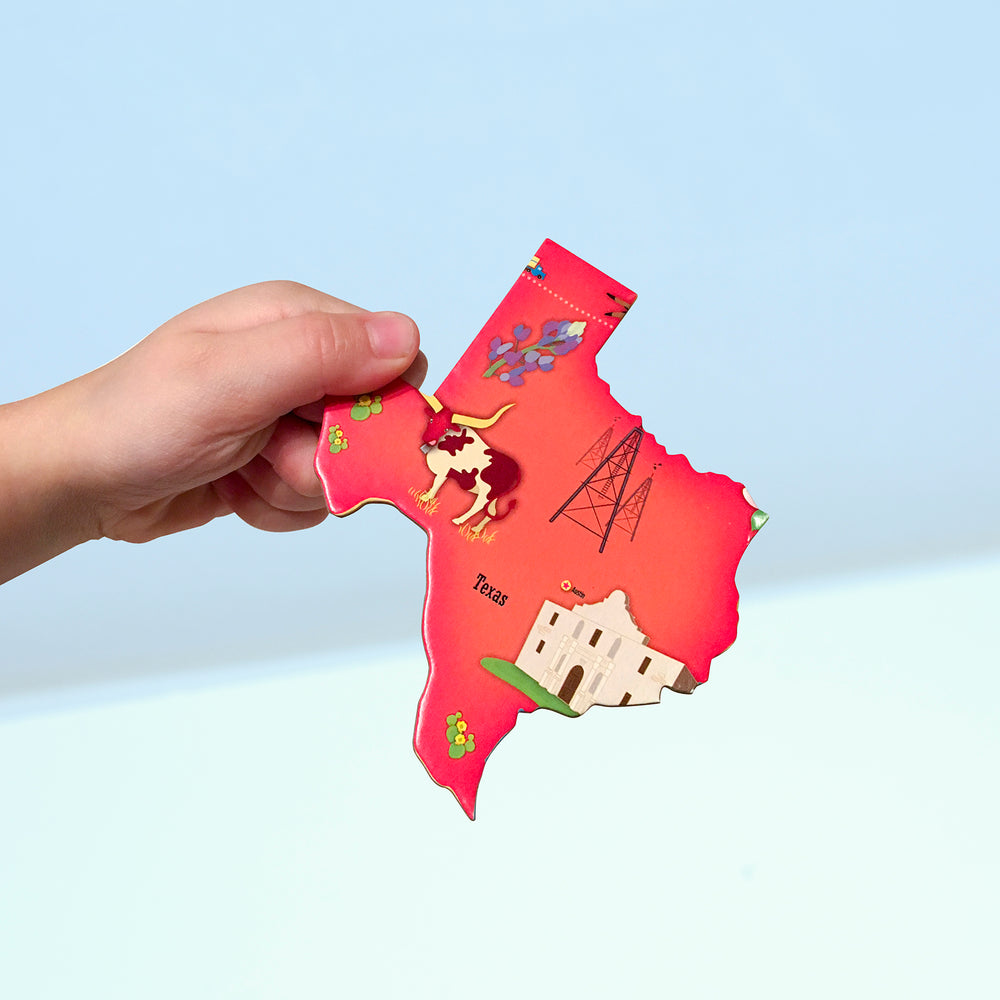 Puzzle Masterpieces: Educational - USA Map State Shaped