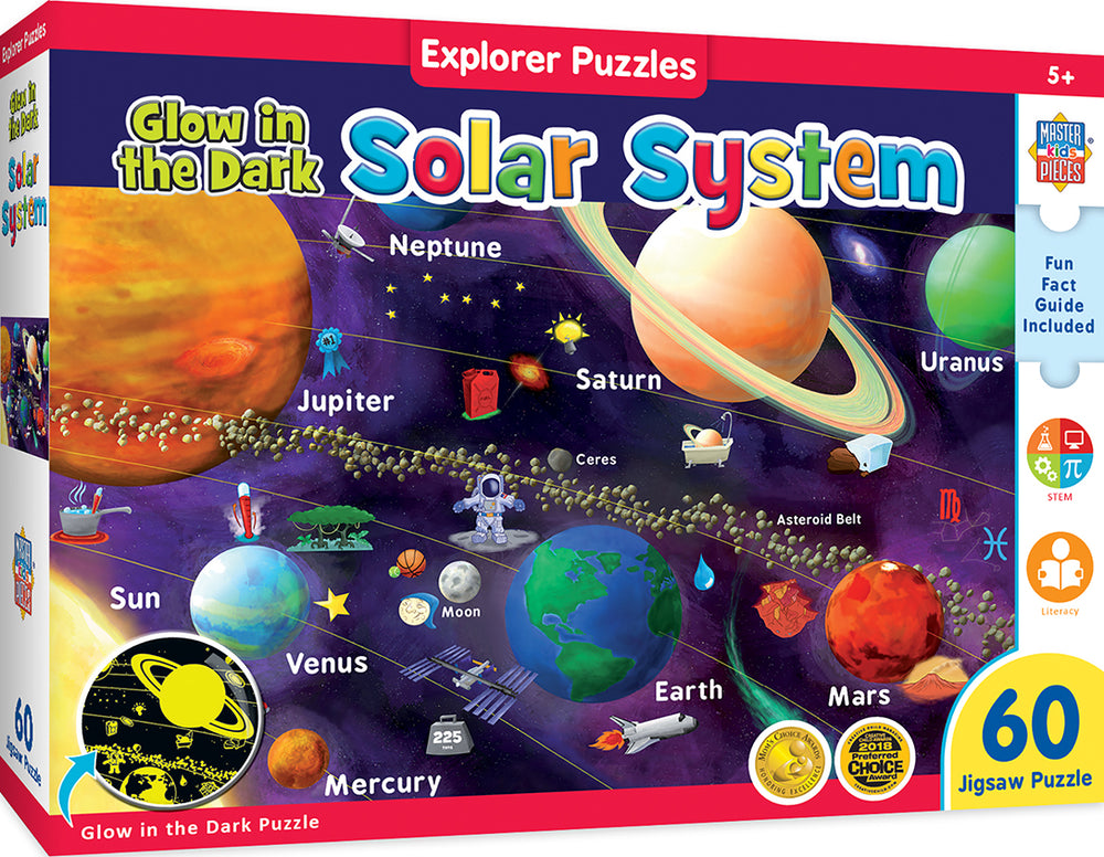 Puzzle Masterpieces: Educational - Solar System Glow