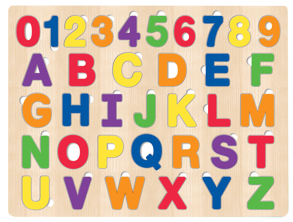 Puzzle Masterpieces:   36 Piece Wood eEducational – ABC123