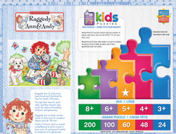 Puzzle Masterpieces:   60 Piece Raggedy Ann & Andy - Best Friends