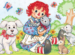 Puzzle Masterpieces:   60 Piece Raggedy Ann & Andy - Best Friends