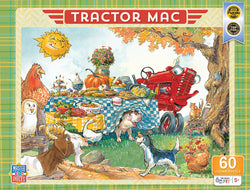 Puzzle Masterpieces:   60 Piece Tractor Mac - Dinner Time