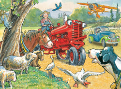 Puzzle Masterpieces:   60 Piece Tractor Mac - Out for a Ride